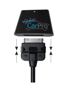 CarPro BTR104 Bluetooth Receiver for Car iPod CablesFIG1