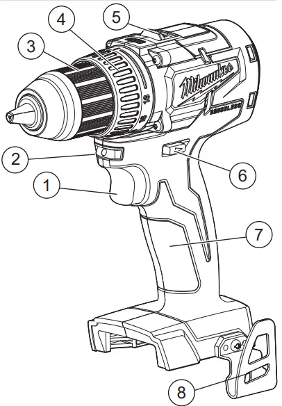 milwaukee 2801 20 M18 Compact Brushless Drill Driver - DESCRIPTION