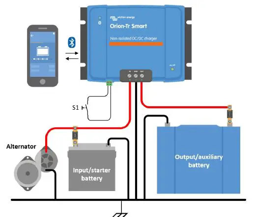 victron energy ORI121236140 Orion-Tr Smart DC-DC Charger Non-Isolated Charger FIG 2