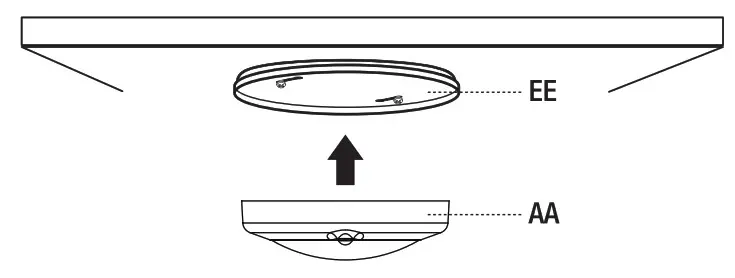 FEIT ELECTRIC Rechargeable led Ceiling light - Installing the LED Ceiling Light