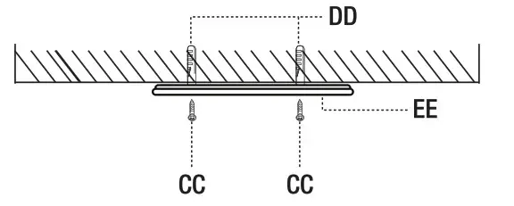 FEIT ELECTRIC Rechargeable led Ceiling light - Use included screw anchors