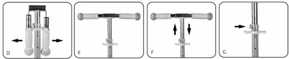 SEVEN 9921 Two-Wheels Scooter - Intruction 1