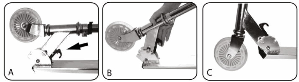 SEVEN 9921 Two-Wheels Scooter - Intruction