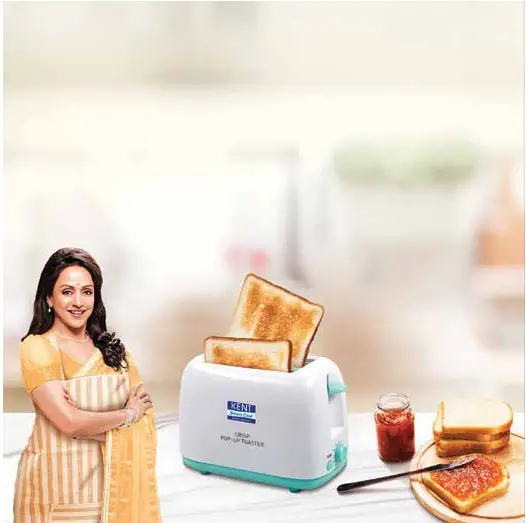 KENT 16105 Crisp Pop Up Toaster - FIG