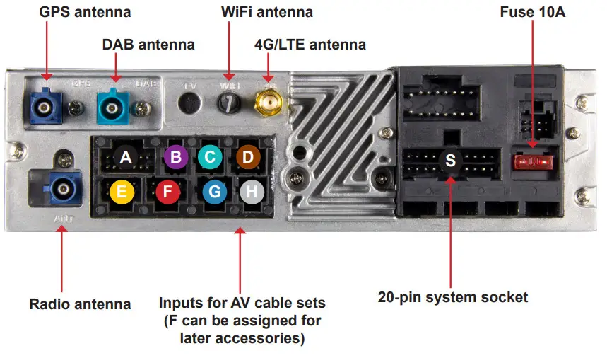 ESX VN1040 4G Smart Naviceiver - DIAGRAM