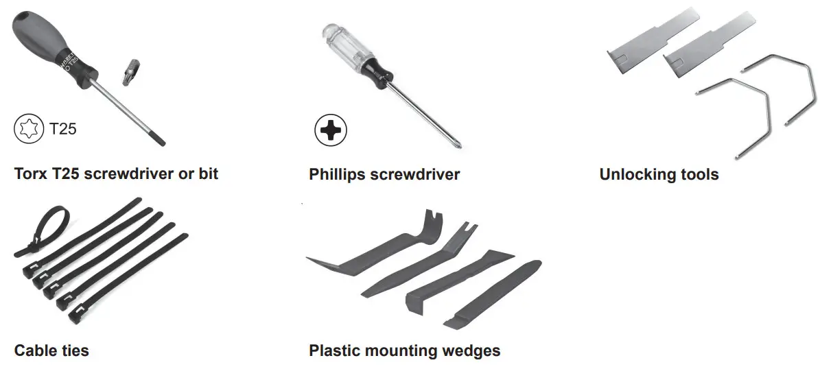 ESX VN1040 4G Smart Naviceiver - TOOLS