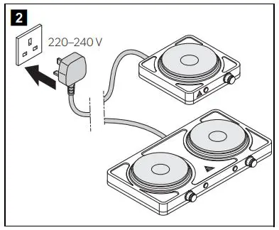 Kampa Single Electric Hob and Double Electric Hob fig 2