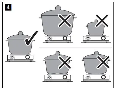 Kampa Single Electric Hob and Double Electric Hob fig 3