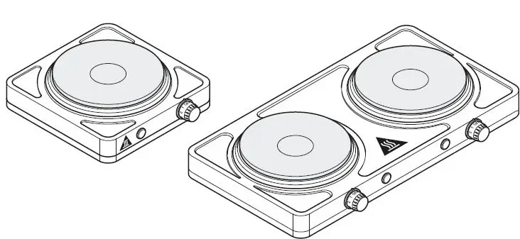 Kampa Single Electric Hob and DoubleHob prod