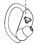 VOESUD Q33 Wireless Earbuds - Charging Contacts