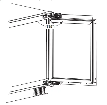 KitchenAid KURR114KPA Undercounter Refrigerator FIG 5