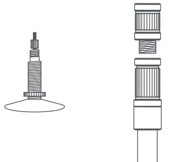 xiaomi MJCQB05QJ Portable Electric Air Compressor 1S - Valve Adapter
