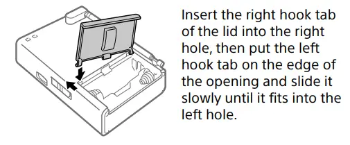 SONY ICF-P27 FM and AM Portable Radio Instruction Manual - If the battery compartment cover comes off