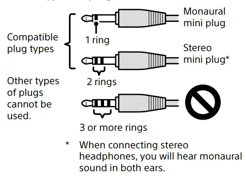 SONY ICF-P27 FM and AM Portable Radio Instruction Manual - Precautions