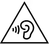 SONY ICF-P27 FM and AM Portable Radio Instruction Manual - To prevent possible hearing damage icon