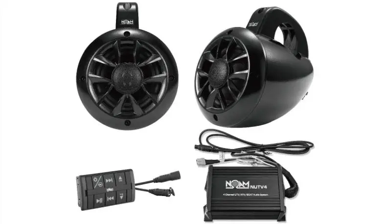 Noam Audio System With Bluetooth Marine 4 Utah Atv Boat Owner's Manual