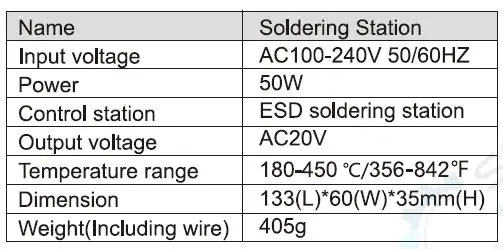 BaKon 950D Portable Digital Control Temperatures Soldering Station 1.