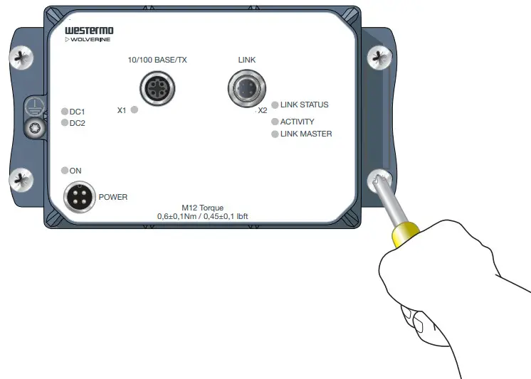 westermo DDW 002 B1 Ethernet Broadband Bridge - Wall Mounting