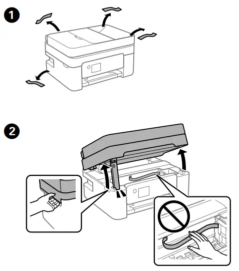 EPSON WF-2870 Series Compact Multifunction Inkjet Printer User Guide - For the initial setup