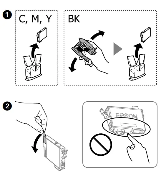 EPSON WF-2870 Series Compact Multifunction Inkjet Printer User Guide - Replacing Ink Cartridges