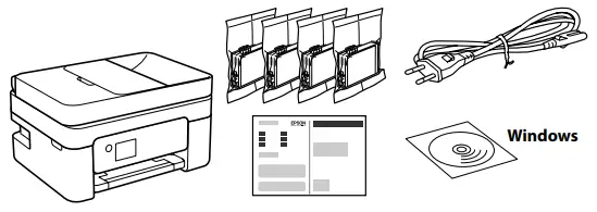 EPSON WF-2870 Series Compact Multifunction Inkjet Printer User Guide - Unpacking
