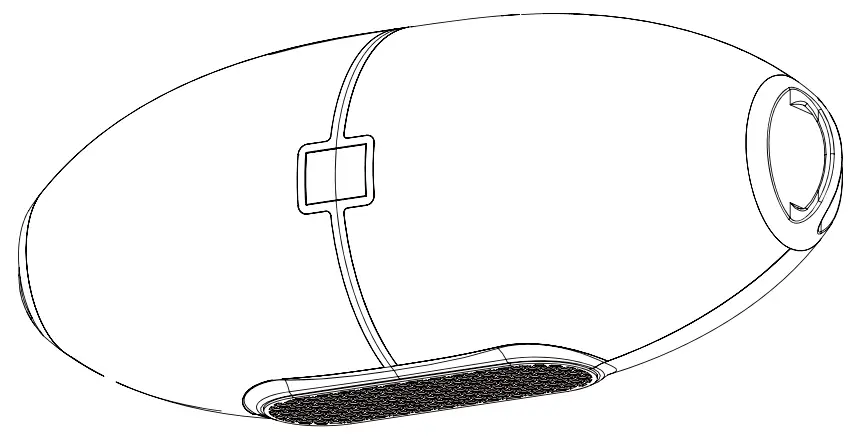 Energizer BTS 205 PowerSound Portable Bluetooth Speaker FM Mode Carrying Strap