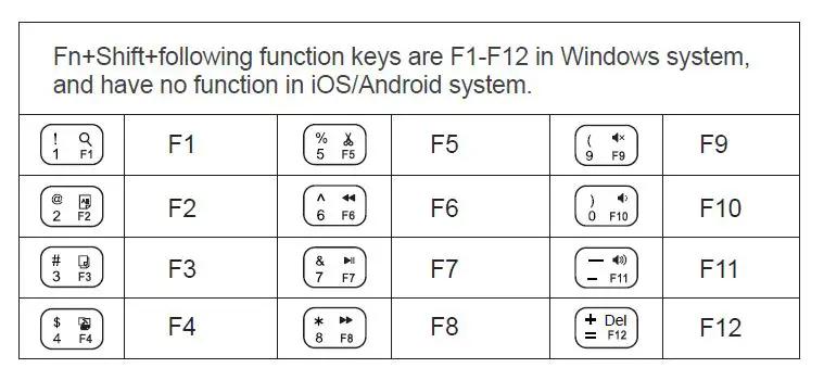 BOW HB318 Mini Bluetooth Keyboard 4