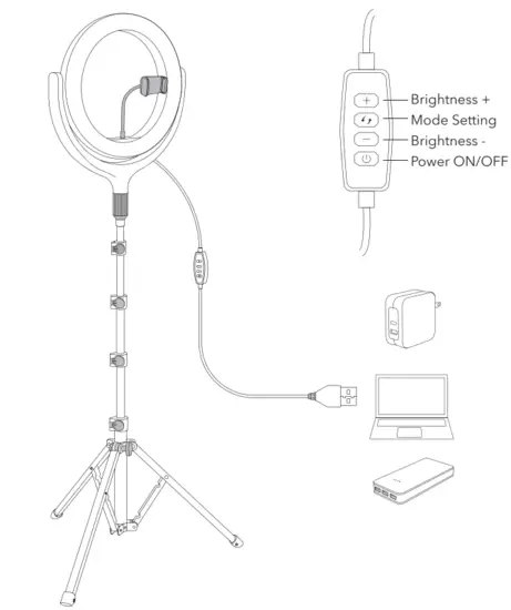 TAOTRONICS TT-CL026 LED Stand Light - fig 3