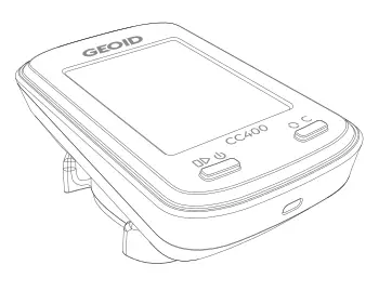 GEOID CC400 Bicycle Smart Computer Cycling GPS Wireless Sensor - 4