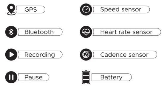 GEOID CC400 Bicycle Smart Computer Cycling GPS Wireless Sensor - icon