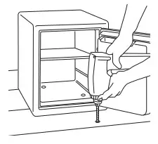 SentrySafe P44621 Fire Resistant - For wood