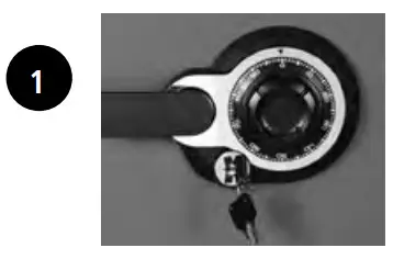 SentrySafe P44621 Fire Resistant - Unlocking 1