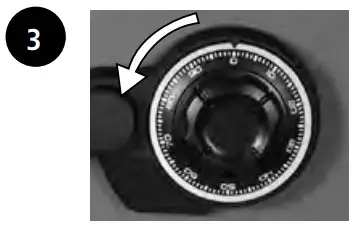 SentrySafe P44621 Fire Resistant - Unlocking 3