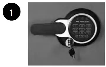 SentrySafe P44621 Fire Resistant - Unlocking your safe 1