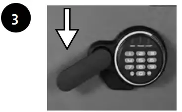 SentrySafe P44621 Fire Resistant - Unlocking your safe 3