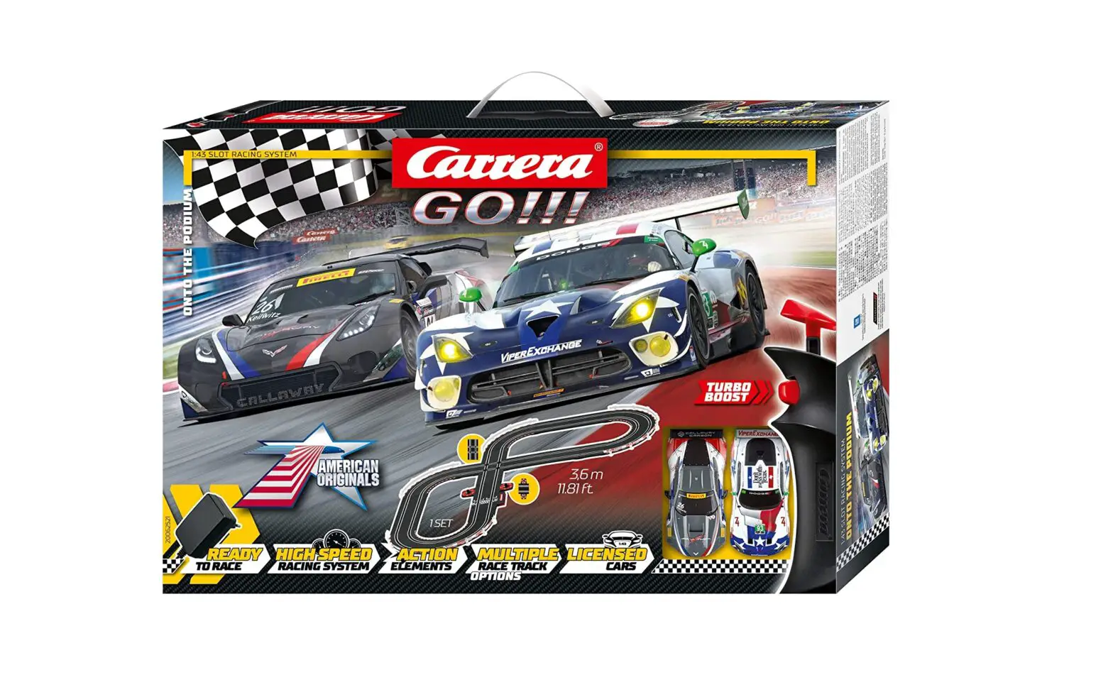 Carrera Go!!! 62521 Onto The Podium Electric Powered Slot Car Racing Kids Instruction Manual