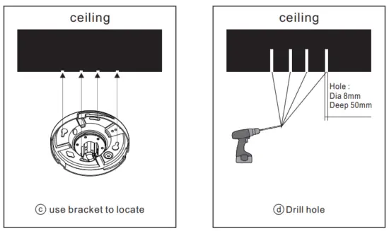 Mounting bracket installation