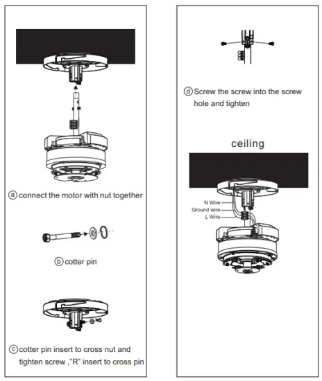 Fan installation guide