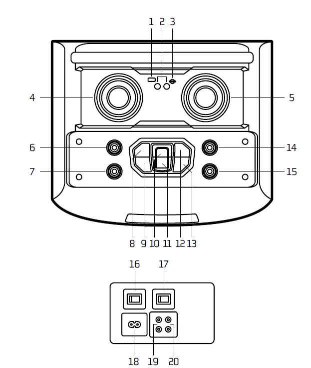 NGS Wild Dub 2 12 Inch Double Woofer Speaker-FIG1
