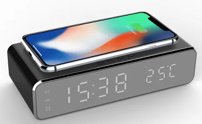 Shenzhen MSL-M6025Q UV Sterilization Desk Clock Wireless Charging