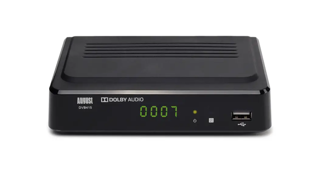 August Dvb415 Freeview Hd Receiver And Media Player User Manual