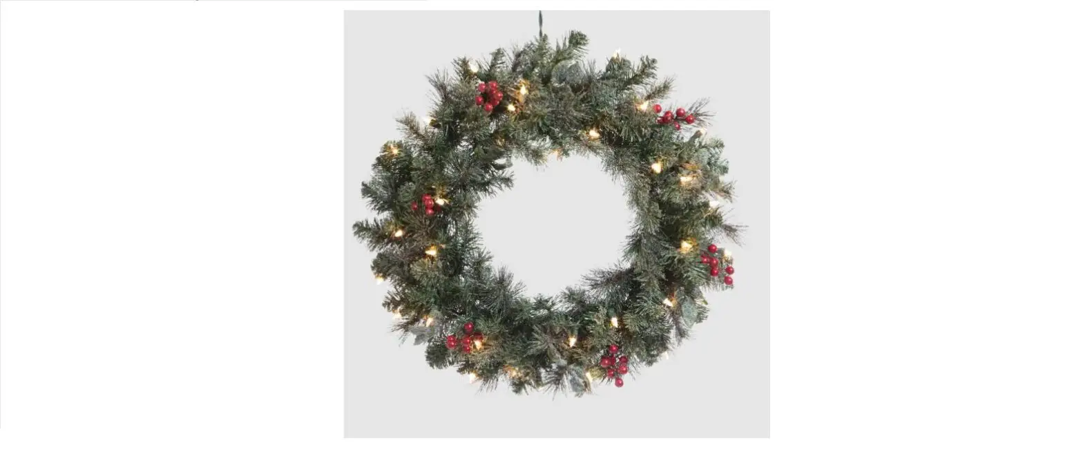 Noma 151-7030-6 Pre-lit 24 Wreath & 9-ft Garland Combo Pack Instruction Manual Noma 151-7030-6 Pre-lit 24 Wreath & 9-ft Garland Combo Pack Instruction Manual