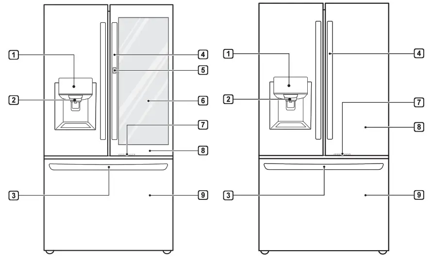 LG French Door Refrigerator - Product Overview 1