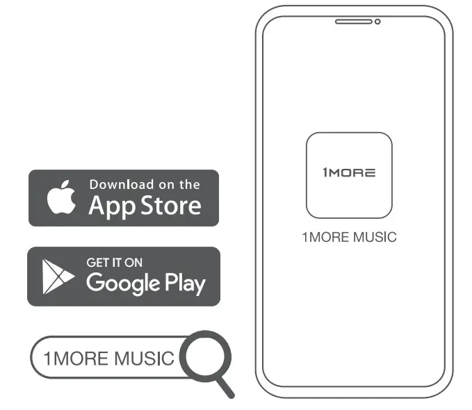 1MORE EH902 Evo True Wireless Active Noise Canceling Headphones - app