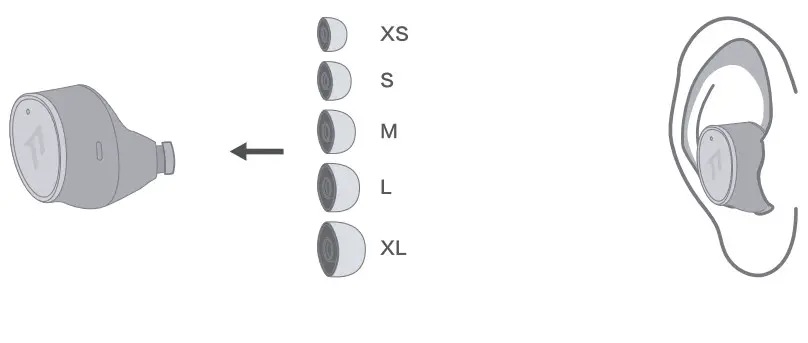 1MORE EH902 Evo True Wireless Active Noise Canceling Headphones - fig