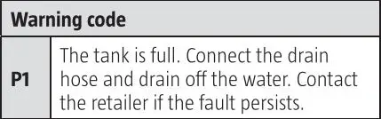 anslut 013946 Portable Air Conditioning Instruction Manual - Display