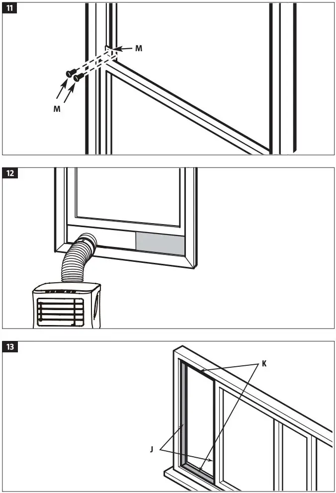 anslut 013946 Portable Air Conditioning Instruction Manual - Fig 11,12,13
