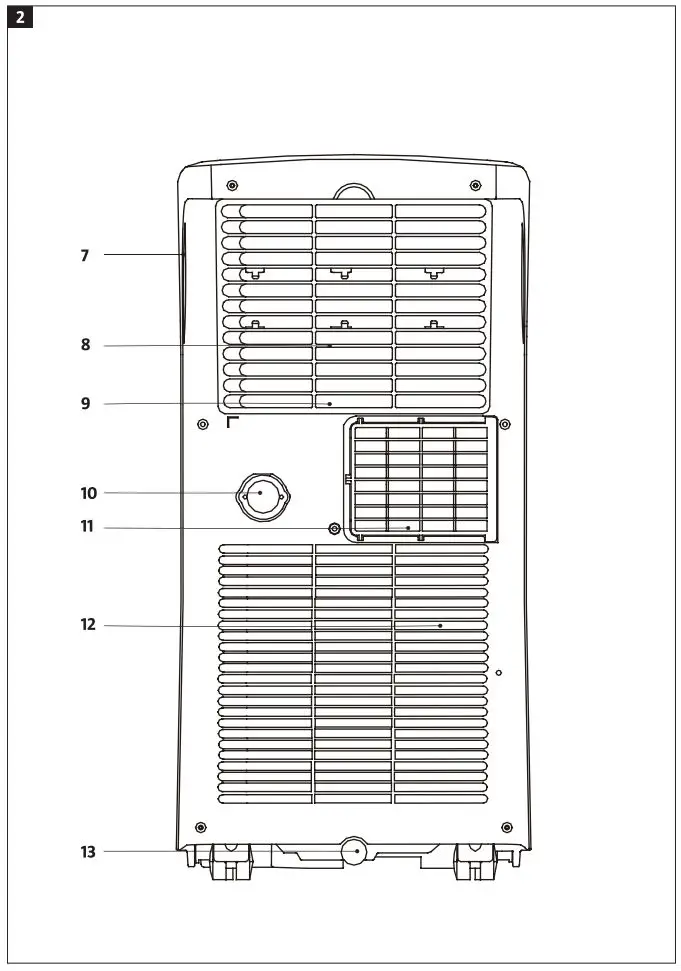 anslut 013946 Portable Air Conditioning Instruction Manual - Fig 2