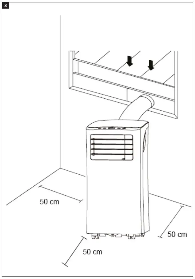 anslut 013946 Portable Air Conditioning Instruction Manual - Fig 3