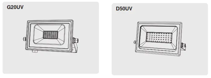 ONFORU D100UV UV LED Flood Light - fig 1